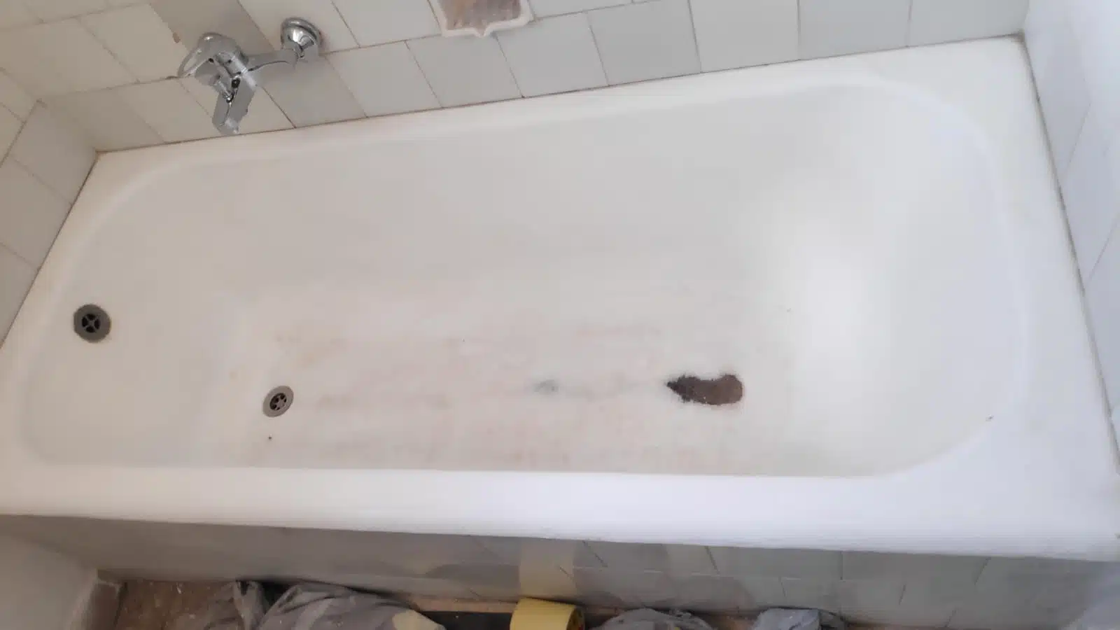 ציפוי אמבטיה לפני