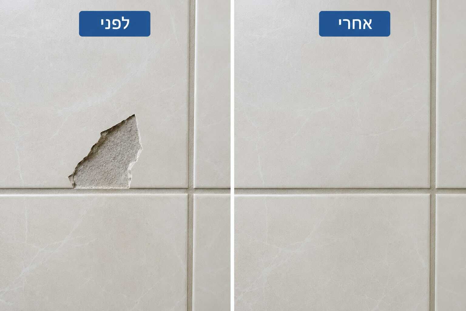 תיקון קרמיקה ואריחים